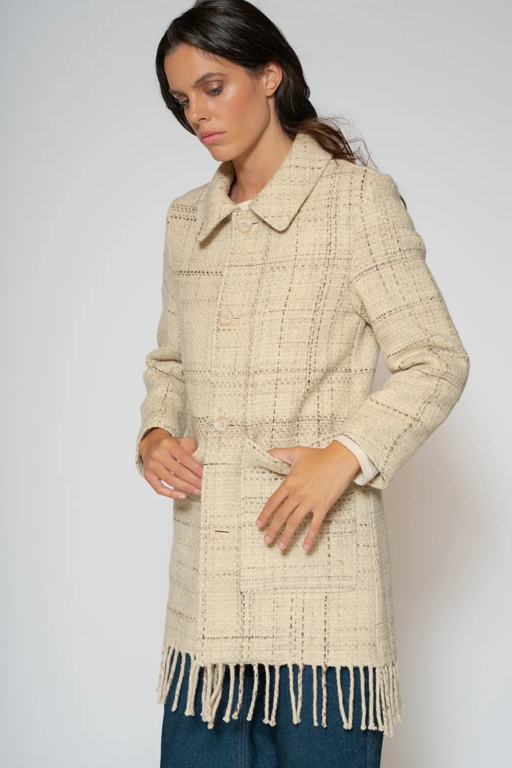 Sobretudo Botões Manta